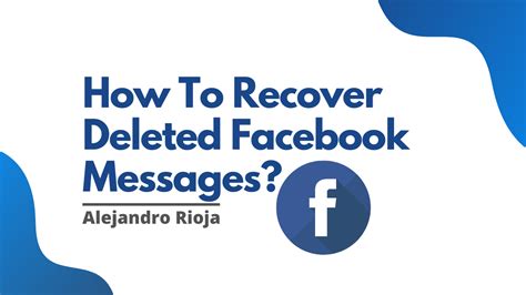 Deleted Facebook Messages How To Restore Them