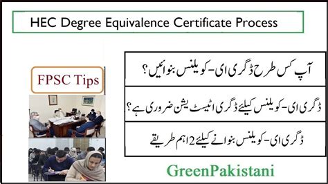 Process To Get Degree Equivalence Certificate From HEC HEC Degree