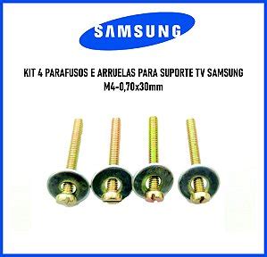 Kit Parafusos M X Mm Para Suporte Tv Samsung Star Parafusos E