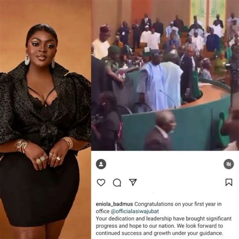 Eniola Badmus Hails President Tinubu As He Marks One Year In Office