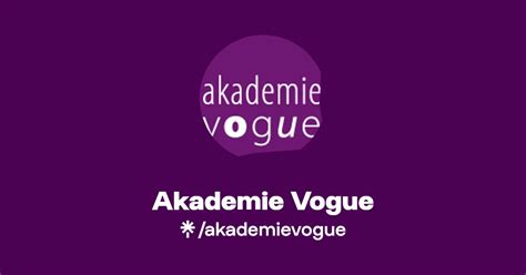 Akademie Vogue Instagram Facebook TikTok Linktree