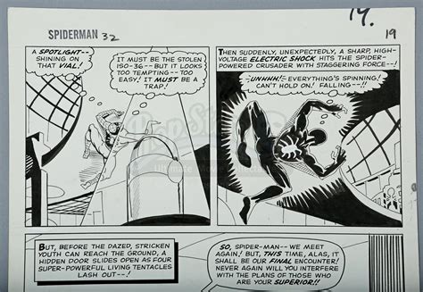 The Amazing Spider Man 32 1966 Steve Ditko Hand Drawn Page 15 23