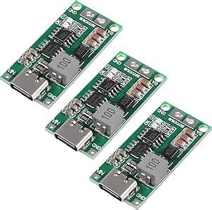 3pcs Type C BMS 2S 3S 4S 1A 2A 4A 18650 Lithium Battery Charger Board