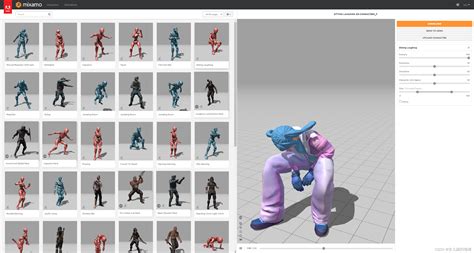 Animator详解一mixamo动画导入Unity的一些配置 adobe mixamo CSDN博客