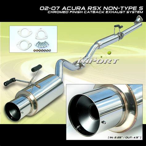 Sell 2002 2007 03 Acura Rsx Dc5 N1 Catback Exhaust Muffler System High