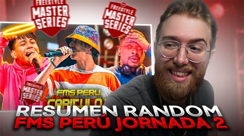 Rodrigo Quesada Reacciona Al Resumen Random De Fms Per J De El Humor