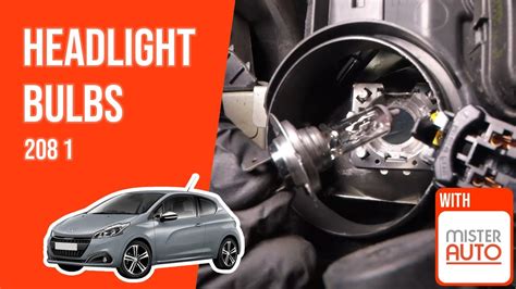 How To Replace The Headlight Bulbs Peugeot 208 Mk1 YouTube