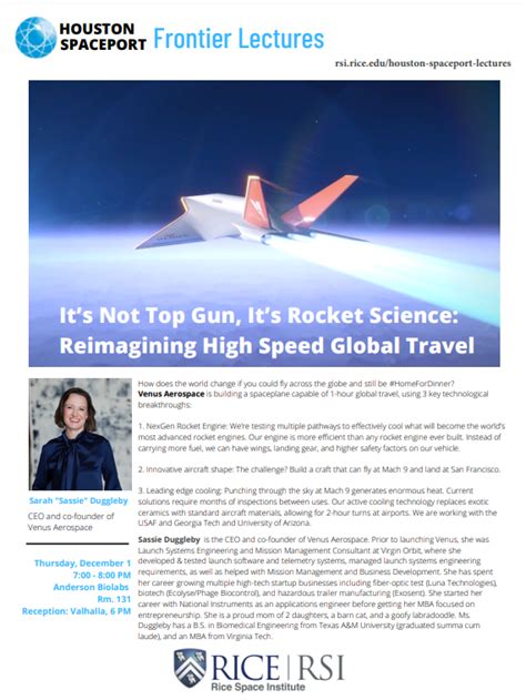 It's Not Top Gun, It's Rocket Science: Reimagining High Speed Global ...