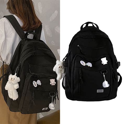 Black School Bags For High School Girls