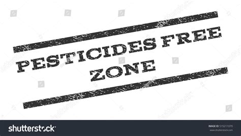 Pesticides Free Zone Watermark Stamp Text Stock Vector Royalty Free