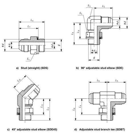 Pin By Ray On Jic Jis Bsp Din Iso Sae Hydraulic Fittings Drawing Size