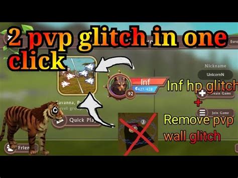 Wildcraft 2 Glitch Pvp Team In One Click Inf Hp Glitch Pvp Team Wall