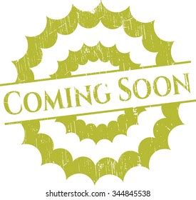 Coming Soon Rubber Seal Grunge Texture Stock Vector Royalty Free