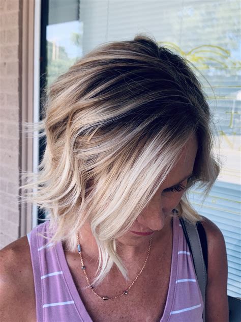 Blonde Balayage Short Hair 2019