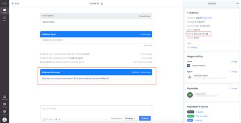 What Is Ticket Rating | HelpDesk Help Center
