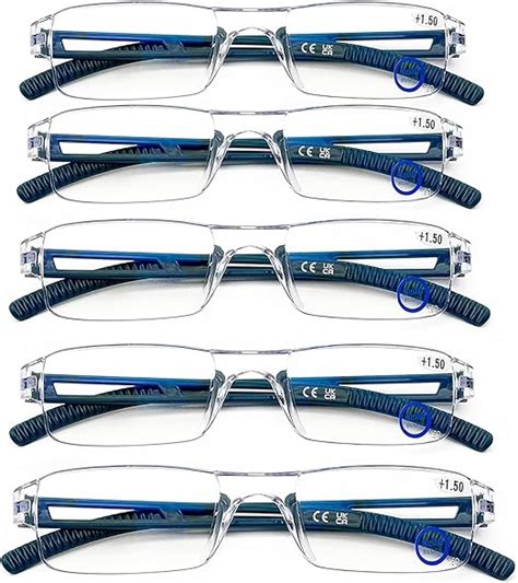 Amazon Aqwano Rimless Computer Reading Glasses Blue Light Blocking