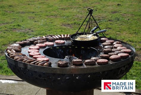 Raised BBQ Firepit - Large