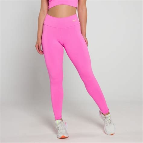 Calça Legging Suplex Cinza Glows Fitness