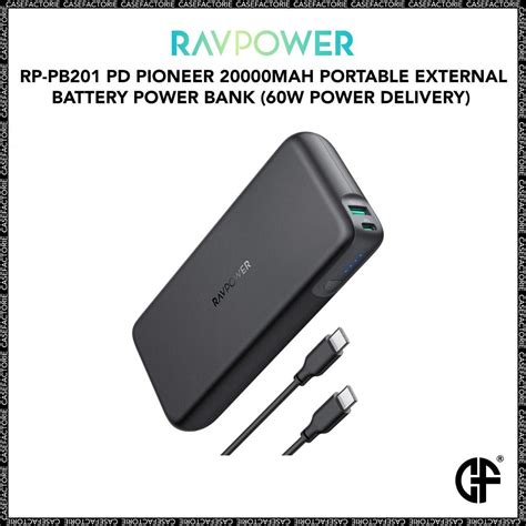 Ravpower Rp Pb201 Pd Pioneer 20000mah Portable External Battery Power