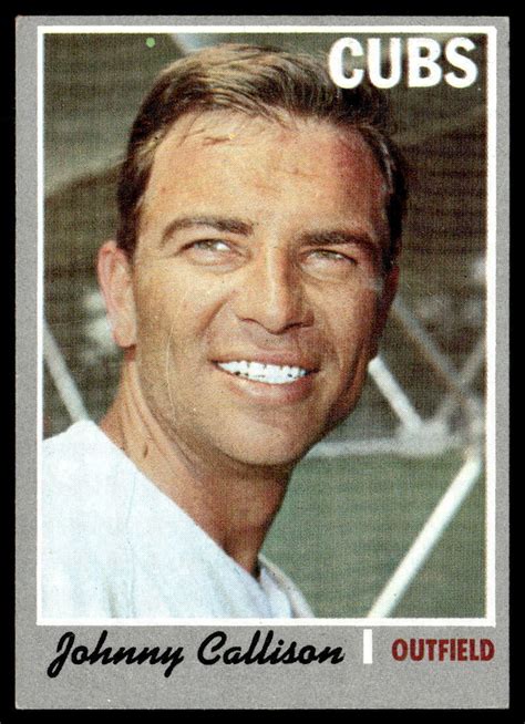 1970 Topps 375 Johnny Callison VG EX B111R1 EBay