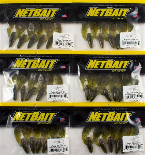 Lot Of 6 Netbait Paca Chunk Sr 325 Table Rock Red E3408 Ebay