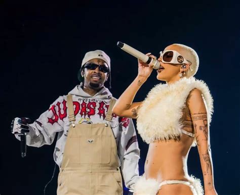 Best 11 Doja Cat Rocks Fluffy Thong Bikini Hairy Boots In Wild Coachella Outfits Artofit