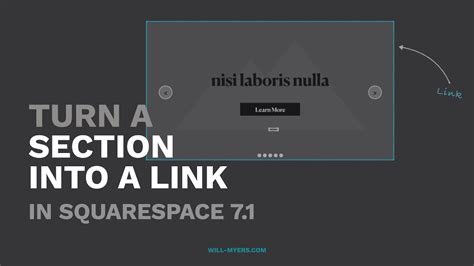 Turn A Whole Section Into A Link In Squarespace 7 1 YouTube