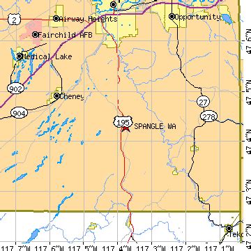 Spangle, Washington (WA) ~ population data, races, housing & economy