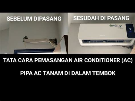 CARA INSTALASI PEMASANGAN PIPA AC RUMAHAN ATAU APARTEMEN SUPAYA