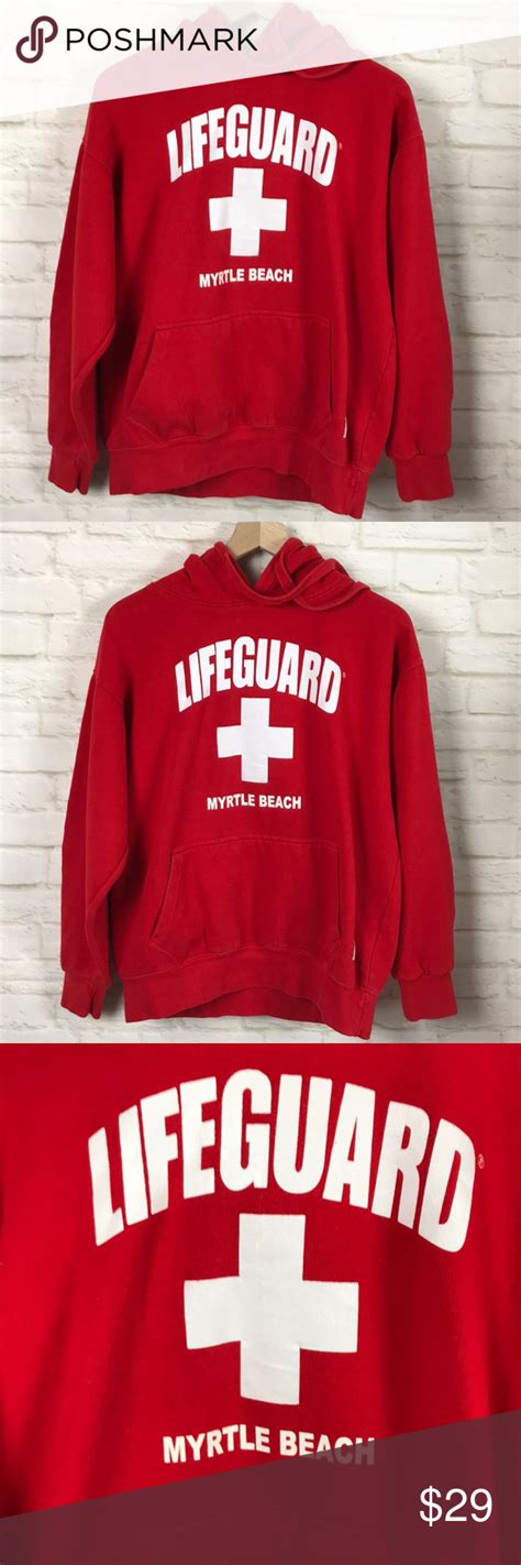 Official License Lifeguard Sweatshirt Myrtle Beach Lifeguard