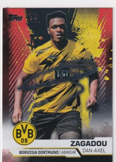 Topps Bvb Borussia Dortmund Team Set N Dan Axel Zagadou