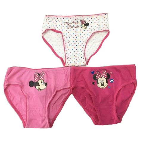 Set 3 Perechi De Chiloti Minnie Mouse Roz 7 8 Ani Emag Ro