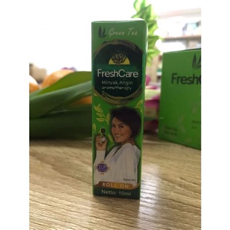 Ready Stock Fresh Care Green Tea Minyak Angin Role On Ml Shopee