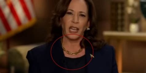 Tone Deaf Kamala Wears 60K Necklace In Middle Class Appeal Headline USA