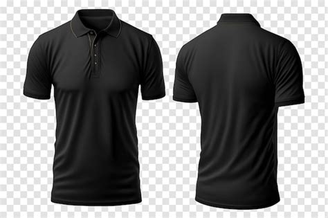 Camisas Polo Pretas Frente E Costas PSD Premium