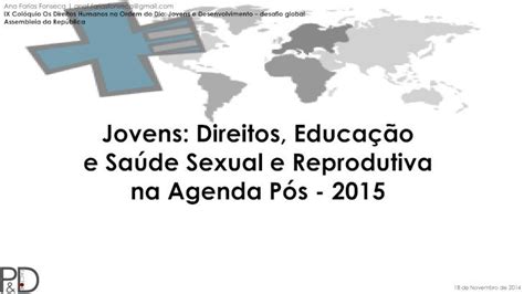 PDF Jovens Direitos Educação e Saúde Sexual e Reprodutiva na