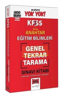 KPSS Eğitim Bilimleri Anahtar Genel Tekrar Tarama Tamamı Çözümlü 1800