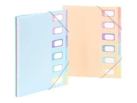 Viquel Rainbow Pastel Trieur Extensible 6 Positions Disponible Dans