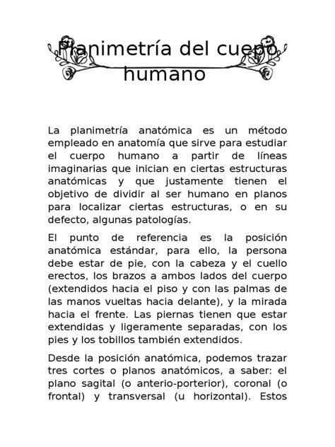 PDF Planimetría Del Cuepo Humano DOKUMEN TIPS