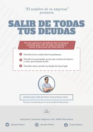 Carteles Para Seminarios De Universidad Editables Gratis