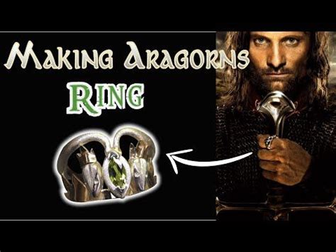 The Ring Of Barahir ARAGORN S RING LOTR YouTube Aragorn Ring