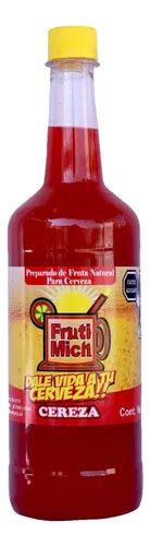 Fruti Mich Jarabe Para Michelada Sabor Cereza 1lt MercadoLibre