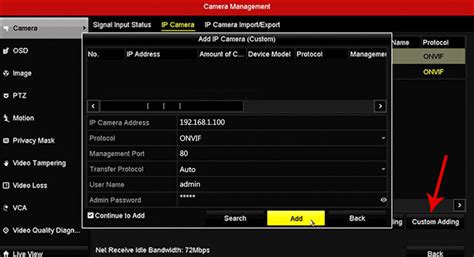 How to add an ONVIF IP camera to a Hikvision DVR (or NVR ...