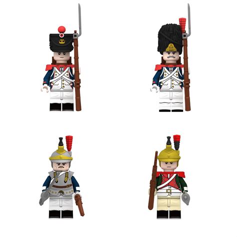 Napoleonic Wars French Dragoon soldier Minifigures Lego Compatible Europe Military Sets