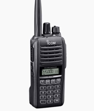 Icom IC T10 VHF UHF DUAL BAND FM TRANSCEIVER Handheld Radio At 199