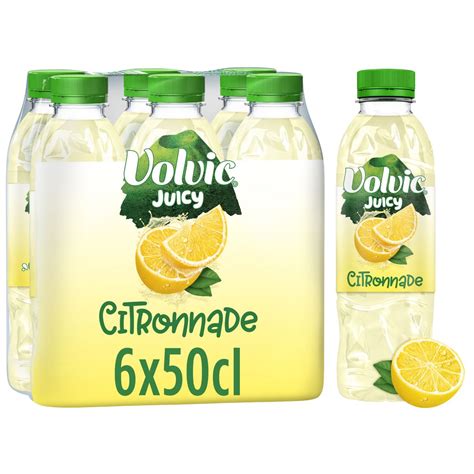 Volvic Eau Aromatis E Juicy Citronnade Au Jus De Citron Bouteilles