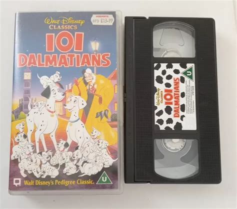 Dalmatians Walt Disney Vhs Video Tape Case Cert U