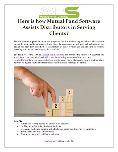 PPT Here Is How Mutual Fund Software Assists Distributors In Serving