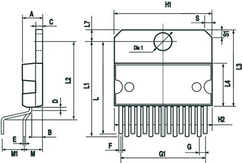 STA540 Power Amplifier Datasheet Pinout And Equivalents