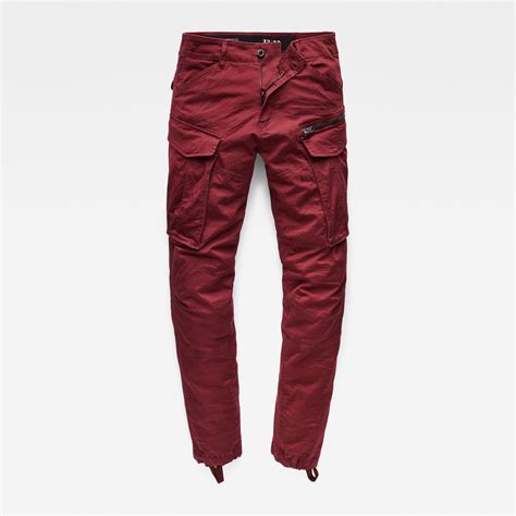 Rovic Zip 3d Straight Tapered Pants Red G Star Raw®